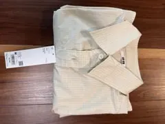 オーバーサイズチェックシャツ(5分袖) UNIQLO メンズ Mサイズ