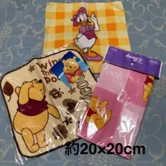 【新品・美品】Disney タオルハンカチ3枚組