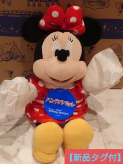 新品タグ付 ミニーマウス ハンドパペット 東京ディズニーリゾート