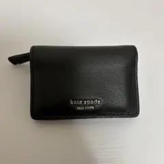 kate spade ブラック レザー キーケース