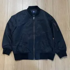 ユニクロ MA-1 ブルゾン 120cm 黒 ブラック