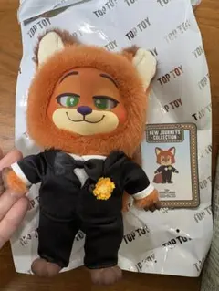 TOPTOY ズートピア2 ニック　タキシード　スーツ　ぬいぐるみ　キーホルダー