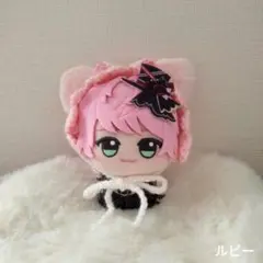 ぬい服　ネコ耳ヘッドドレス　ちびぐるみ てるとくん