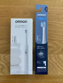 オムロン 電動歯ブラシ HT-B914-W+歯垢除去ブラシ 2本入りSB-172