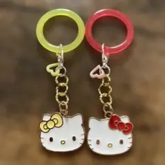 サンリオ キティ＆ミミィちゃん 2点セットめじるしアクセサリーアンブレラマーカー