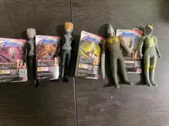 新品　ウルトラ怪獣 ザンギル ソフビ　ピット星人（オレンジ　ピンク）　カミーラ