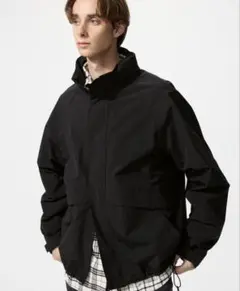 ウインドプルーフスタンドブルゾン　UNIQLO 黒　ブラック　Mサイズ