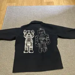 KAWS + WARHOL ネイビージャケット M
