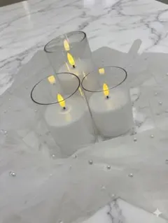 ウェディング　キャンドル　テーブルランナー　【セット売り】ウェルカムスペース