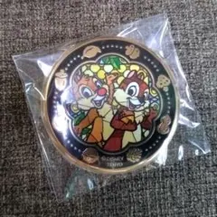 チップ＆デール 金バッジ