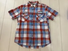 VANS 半袖 チェックシャツ Lサイズのサムネイル