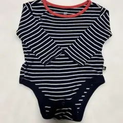 【他商品と同梱で120円】ボーダーロンパース