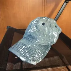 NEW ERA ニューエラ スプラッシュペイントダメージデニム加工　キャップ