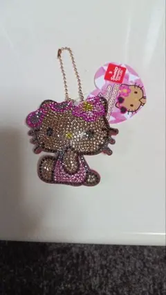 全新曬傷Hello Kitty閃亮鑰匙圈