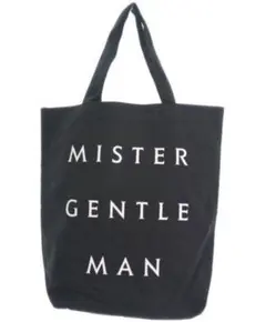 MISTER GENTLEMAN ブラックトートバッグ