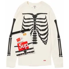 Supreme x Hanes Bones Thermal Crew 白