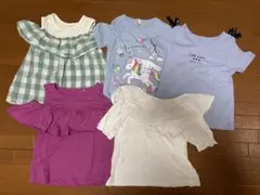 女の子トップス　120、130 5枚セット
