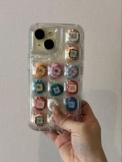 ら*ら様 たまごっちリンコレ＋ぽこぽこスマホケース