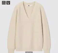 UNIQLO Uユニクロユー　Vネックセーター　L