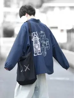 【大特価】ユニクロ KAWS WARHOLコラボ コーチジャケット XL