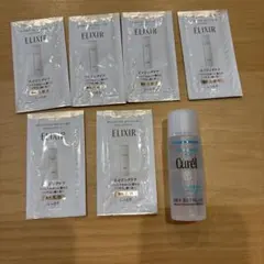 エリクシール　化粧水　乳液　サンプル　➕キュレル化粧水サンプル