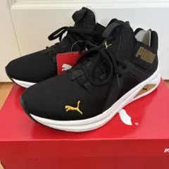 PUMA レディース スニーカー ブラック ゴールド