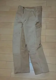 CARHARTT ダックワークパンツ W33/L32 ボロ 古着 アメリカ製
