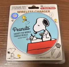 PEANUTS スヌーピー ワイヤレス充電器 Qi対応