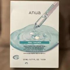 【新品】アヌア　PDRNヒアルロン酸カプセル100セラムシートマスク10枚入