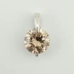 美品】 Pt ブラウンダイヤモンド [0.554ct] ピアス 片耳用 - メルカリ