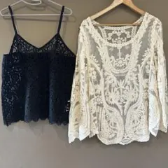grove レース　花柄　セット