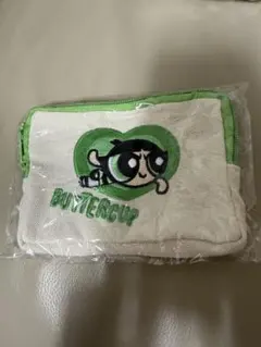 パワーパフガールズ 刺繍ポーチ チャーム付き