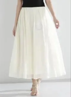 ナチュラルビューティーベーシック☆ シアーフクレジャガードスカート