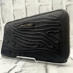 美品✨ブルガリ ドッピオトンド 長財布 ラウンドジップ ダブルリング ブラックのサムネイル