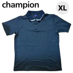 チャンピオン　CHAMPION メンズ ポロシャツ 半袖　ブラック