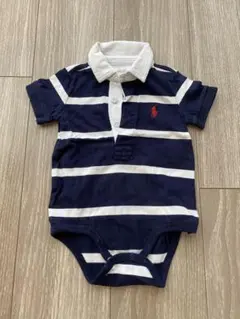 Ralph Lauren ポロシャツ 6M ネイビー/ホワイト