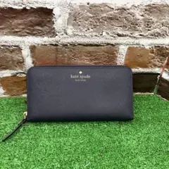 kate spade NEW YORK 二つ折り財布 ブラック - メルカリ