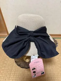 Hina Keiko しまむらコラボ麦わら風帽子 リボン付きのサムネイル