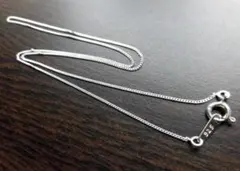 ✠新品✠シルバー925　喜平チェーン　ネックレス　刻印　約0.9mm40cm✠