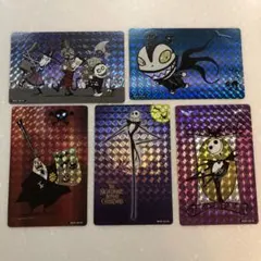 ナイトメア・ビフォア・クリスマス★ステッカー☆シール★キラキラ☆5枚セット