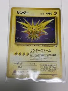 【ポケモンカード】超貴重！2018年　サンダー　プロモ　キラ　神イラスト ポケモンカード】超貴重！2018年 サンダー プロモ キラ 神イラスト