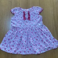 ミキハウス 花柄ワンピース90