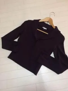 美品 トゥービーシック ボレロ カーディガン 紫