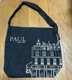 新品 PAUL 黒 エッフェル塔 トートバッグ ブラックのサムネイル