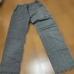 COMME CA ISM ★ブラック ストレートパンツ150Aのサムネイル