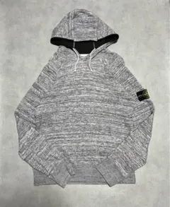 XLサイズ STONE ISLAND 杢ブルーグレー パーカー ワッペン 伊製 - メルカリ