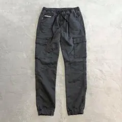 美品 ディーゼル D-URSY JOGG デニムカーゴパンツ ブラック W27