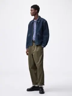 GU ジーユー　デニムジップアップジャケット