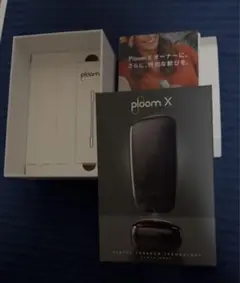 Ploom X スターターキット スレートグレイ 箱と付属品のみ