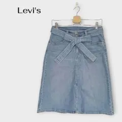 Levi’s リーバイス デニム タイトスカート M ウエストリボン